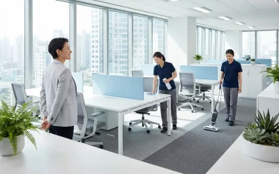 Nettoyage bureaux professionnel : choisir l&rsquo;externalisation
