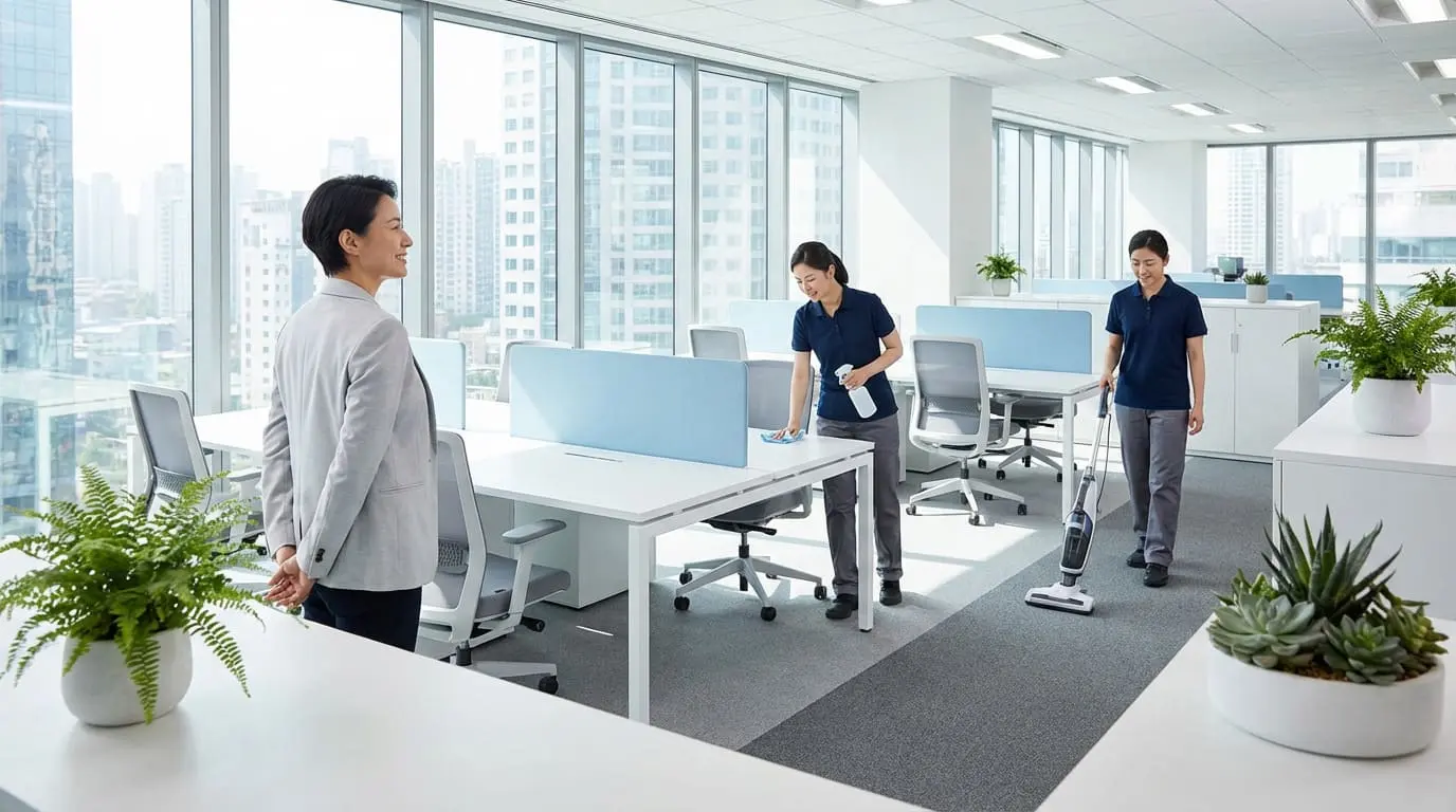Nettoyage bureaux professionnel : choisir l'externalisation