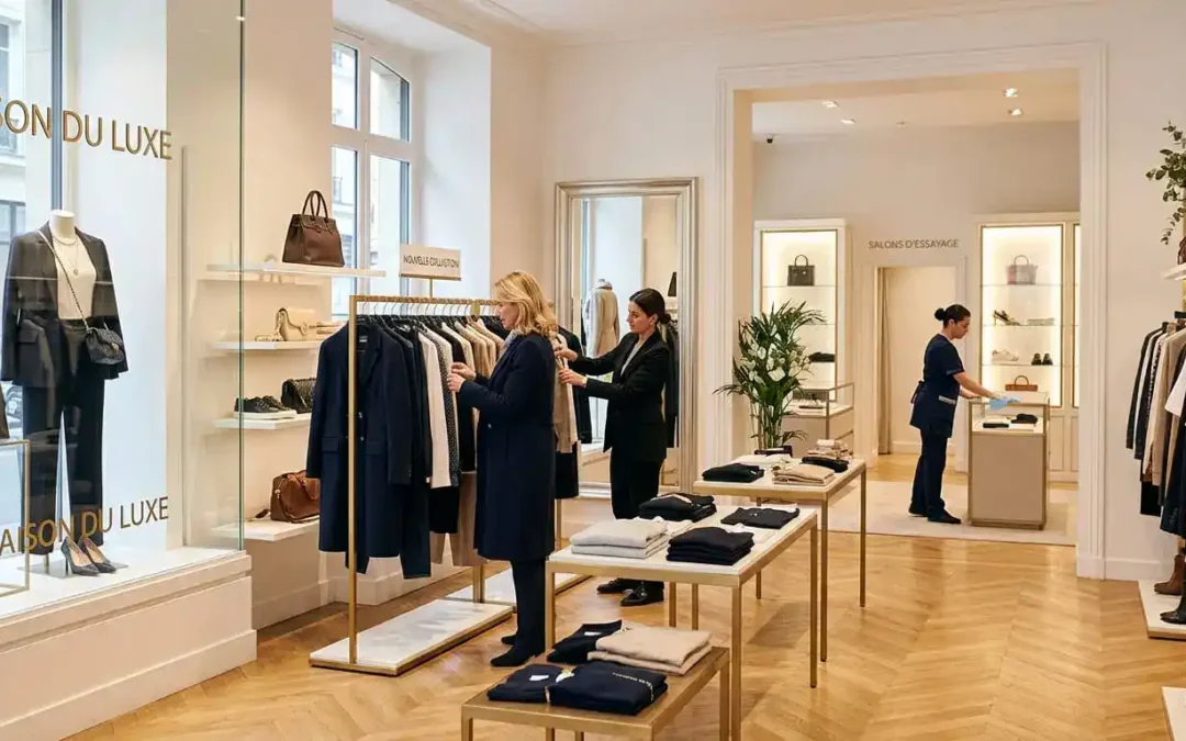 Nettoyage professionnel d'un commerce en Essonne, vitrines et sols entretenus